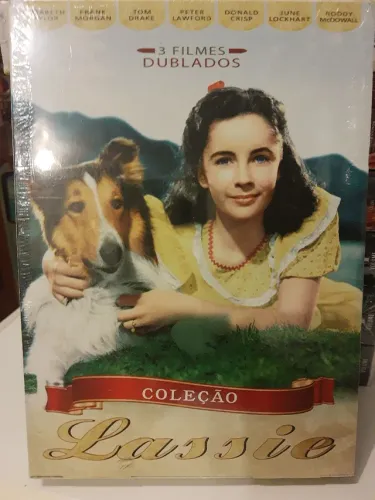 DVD - BOX - COLEÇÃO LASSIE ( TRÊS FILMES ) NOVO E LACRADO