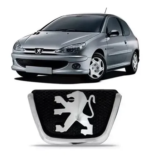 Emblema Parachoque Dianteiro Peugeot 206 1999 2000 2007 2008