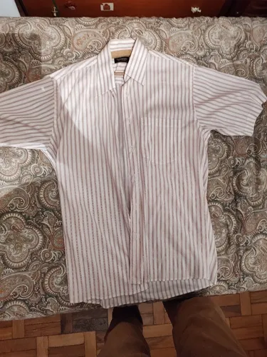 Camisa Social Manga curta Ângelo Bertoni, tamanho 3