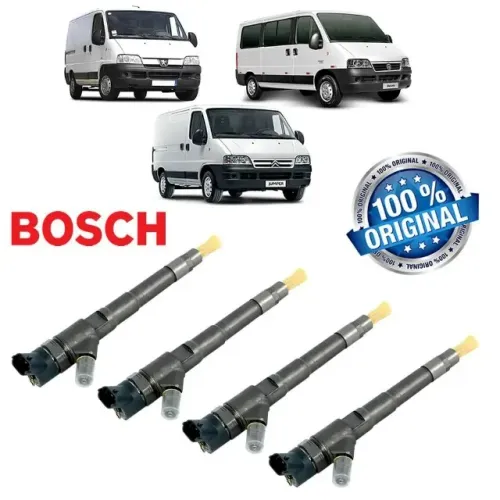 Bico Injetor Original Ducato Jumper Boxer 2.3 Euro 3 2010 2011 2012 - 0504377671 - (Kit 4 