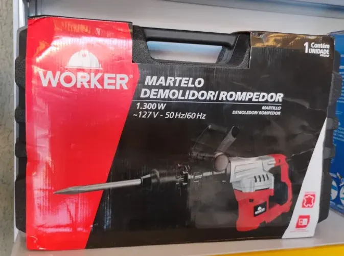 Martelo demolidor / rompedor 1.300W ~ 127V - 50HZ/60HZ.