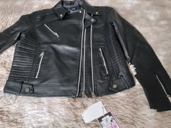 Jaqueta feminina Motociclista/Rock tam 42
