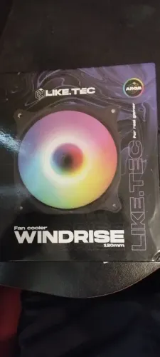 Ventoinha Fan Cooler ARGB Liketec NOVO