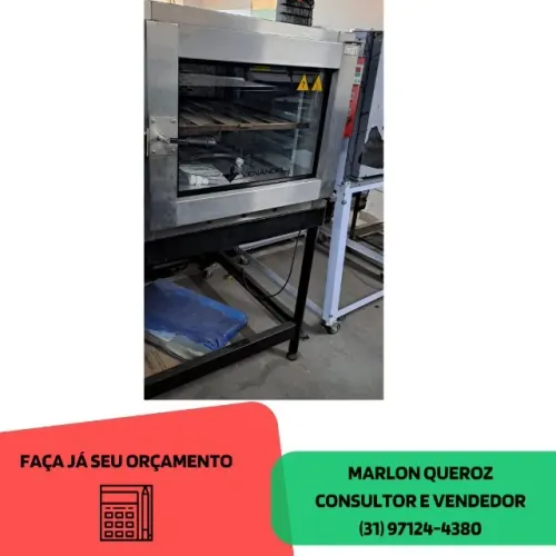 Forno Turbo 5 Esteiras a Gás