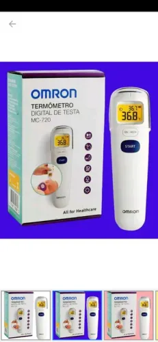 Termômetro Digital de Testa OMRON MC-720 - Novo!