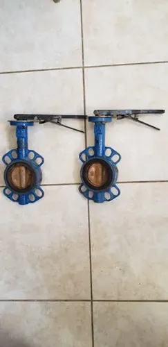Lote de 2 Válvulas Borboleta c/Alavanca