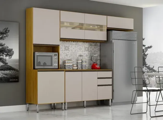 Cozinha 4 Peças Lara com Balcão !! Tt3338m