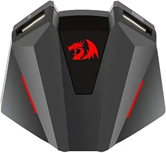 Adaptador de Teclado e Mouse Para Console Xbox One PS4 Nintendo Switch PS3 Redragon Vulcan