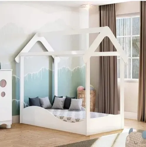 Cama Montessoriana Juvenil/Infantil 100% MDF. São Produtos Novos Direto da Fábrica.