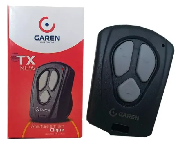 Controle Remoto de Portão Eletrônico Garen TX-New 433Mhz