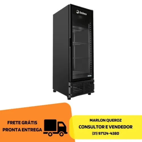 Freezer Vertical Porta de Vidro Imbera 569L
