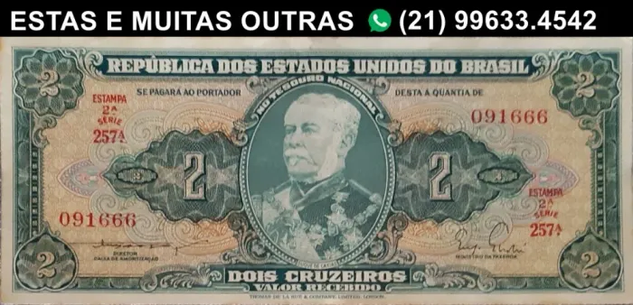 9 cédulas FE (Flor de Estampa) - Duque de Caxias 2 Cz.