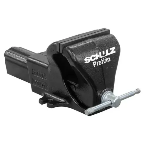 TORNO MORSA DE BANCADA N.4 SCHULZ PRATICO  C/ MORDENTES METALICOS