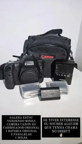 Câmera Fotográfica - Canon 6D