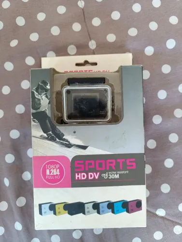 ? Câmera Esportiva Sports HD DV 1080p - Completa com acessórios