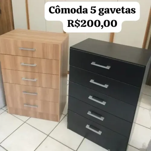 Cômoda 5 Gavetas 