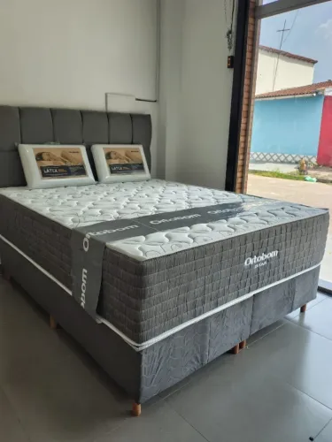 CAMA QUEEN ORTOBOMCOM ENTREGA GRÁTIS 76 CENTÍMETROS DE ESPESSURA