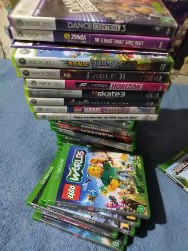 Jogos originais xbox one xbox 360 raros e comuns