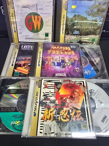 Lote de jogos Sega saturn Original 8 jogos 