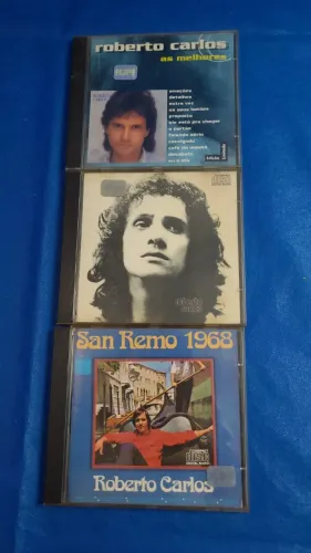 Coleção com 3 CDs originais - Roberto Carlos