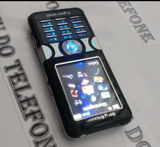 Sony Ericsson k550 cyber shot celular antigo RELIQUIA 