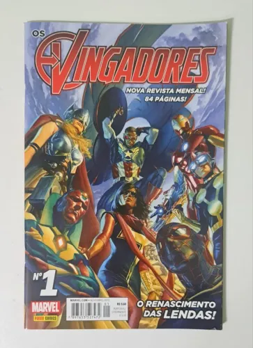 HQ Os Vingadores (2016) Nº 1 - Marvel - Edição de Colecionador - Panini