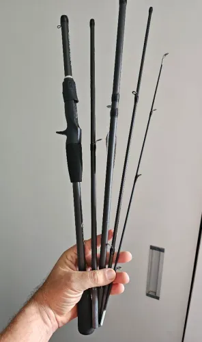 Varas de Pescar 2.4m - 5 partes para Carretilha. 5-30g