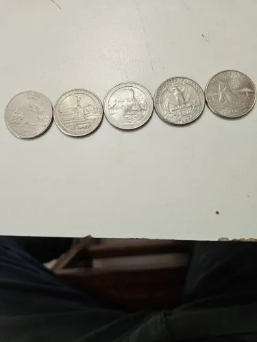 Moeda quarto de dólar 