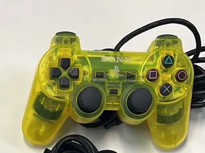 Controle Dualshock 2 Playstation Lemmon Yellow