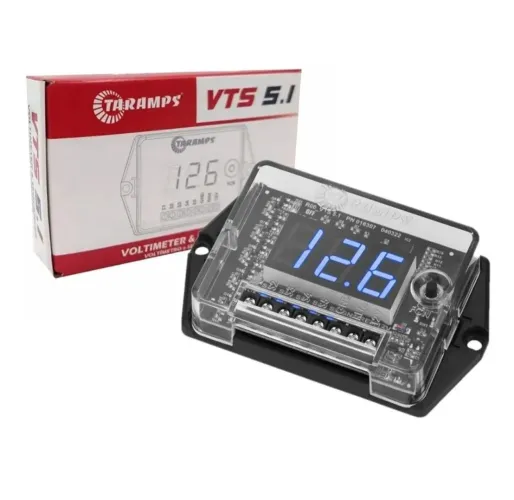 Voltímetro 12v com Sequenciador Taramps VTS 5.1 