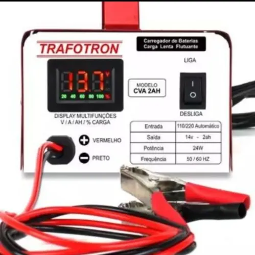 Fonte automotiva moto carro automática bivolt 