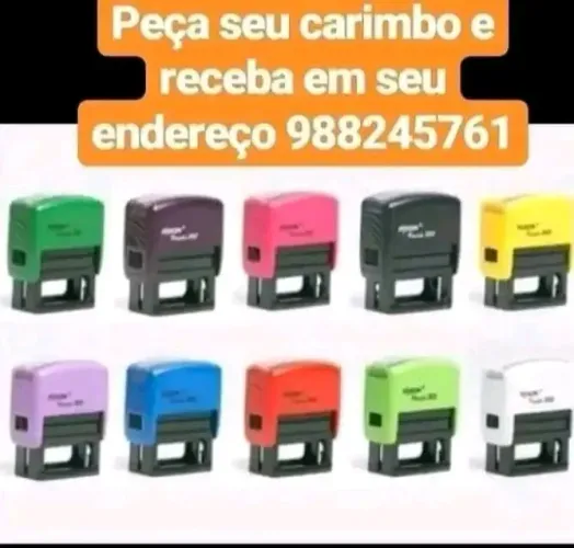 Carimbos Personalizados - Peça o Seu!