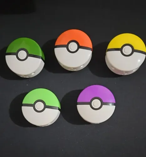 Lote com 5 lançadores Pokemon McDonalds (sem os tazos)