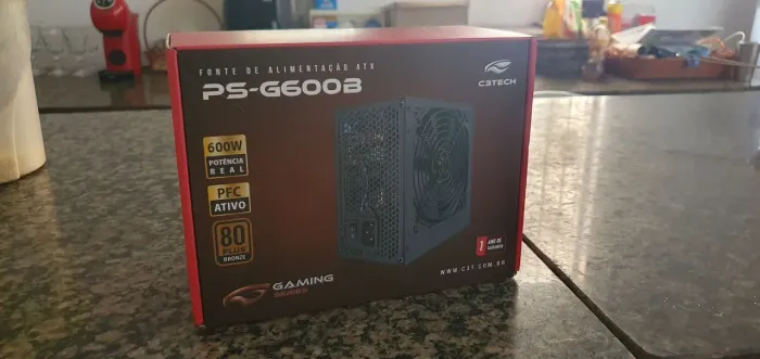 Fonte C3Tech PS-G600B 600W 80 Plus Bronze