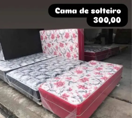 Cama de solteiro por R$300,00. ENTREGA GRÁTIS L