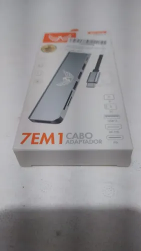 HUB 7em1 tipo C. 4K HD