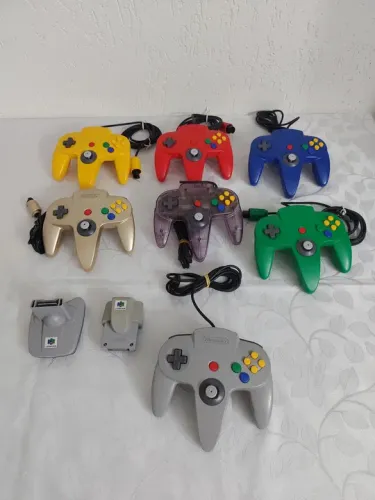 Vendo Controles e Acessórios Nintendo 64 Originais 