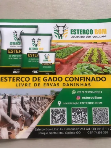 Esterco Bovino Orgânico 