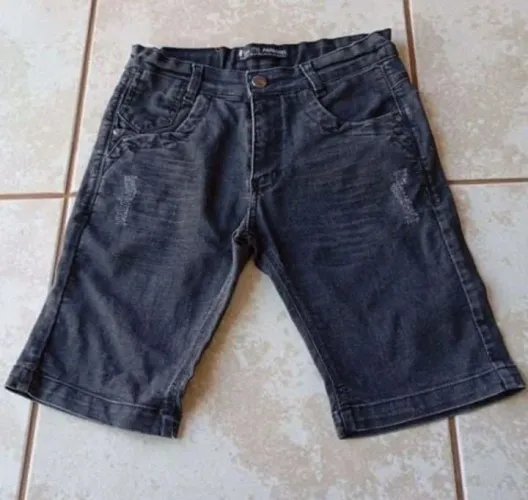 Bermuda masculina preta tamanho 14 paparrel