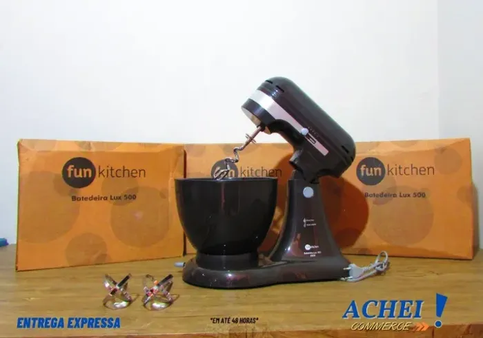 Batedeira Fun Kitchen 5 Litros Lux 500 Chumbo - Novo