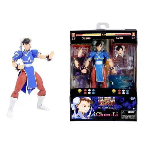 Figura de ação Chun-Li de Jada Toys ULTRA STREET FIGHTER II