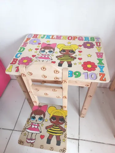 Kit infantil mesa e cadeira 