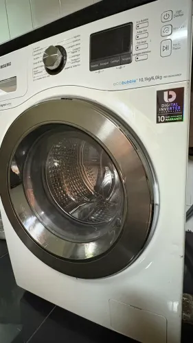 Samsung Lava e Seca Digital Inverter Ecobubble? WD10M Branca 10.1kg 220V