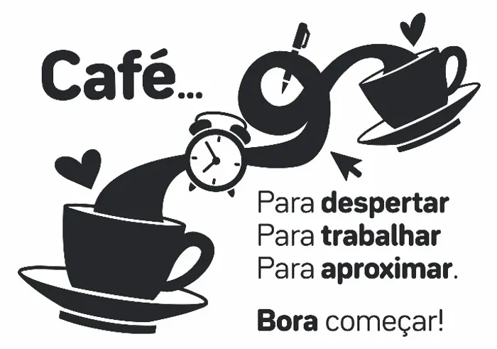 Adesivo Hora do Café