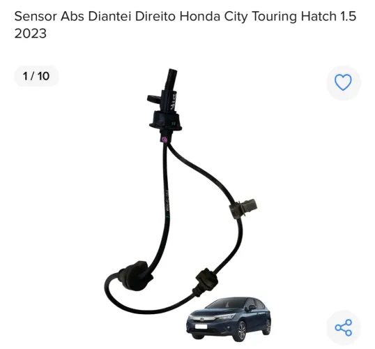 Bandeja da Balança Dianteira Direita Honda City Touring