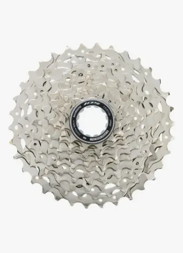 Cassete Shimano 105 R7100 12v Di2 11/34 Speed K7 Road Cor Pr Cor Prateado 