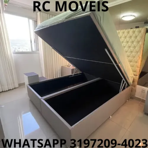 Cama Baú Super King 1.93x2.03 Blindada Direto da Fábrica