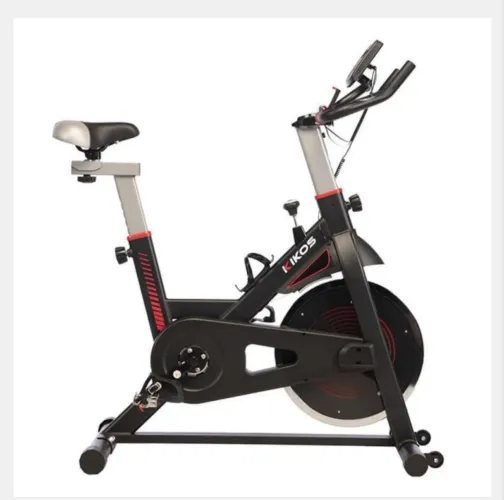 BICICLETA SPINNING KIKOS F5I RODA DE INÉRCIA 10KG