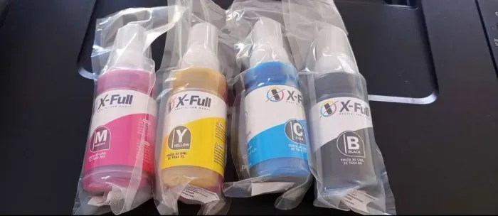 KIT DE TINTA COMPATIVEL EPSON 664 L355 L365 L375 X-FULL PRETA/ AMARELA/MAGENTA/AZUL 70ml