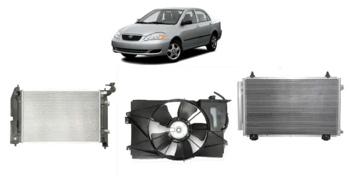 Kit Radiador Toyota Corolla 2002 2003 2004 2005 2006 2007 2008